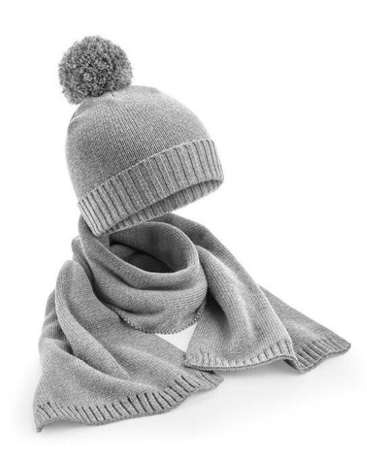 Knitted Scarf&amp;Beanie Gift Set